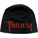 (トリヴィアム) Trivium オフィシャル商品 ユニセックス ロゴ ニット帽 ビーニー キャップ 【海外通販】