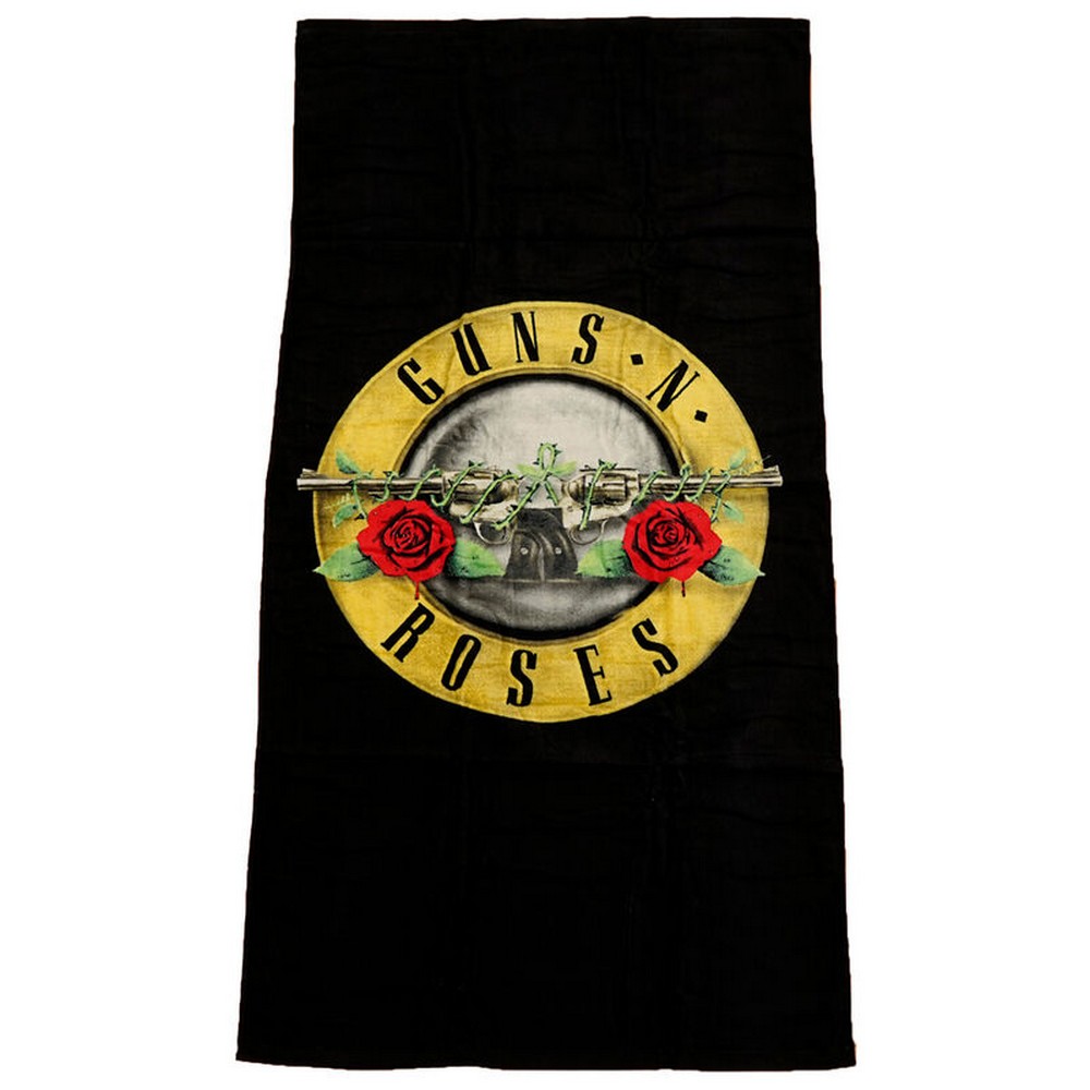 (ガンズ・アンド・ローゼズ) GuNs N Roses オフィシャル商品 コットン ビーチタオル バスタオル 【海外..