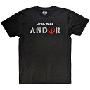 (スター・ウォーズ) Star Wars オフィシャル商品 ユニセックス Andor Tシャツ ロゴ 半袖 トップス 【海外通販】