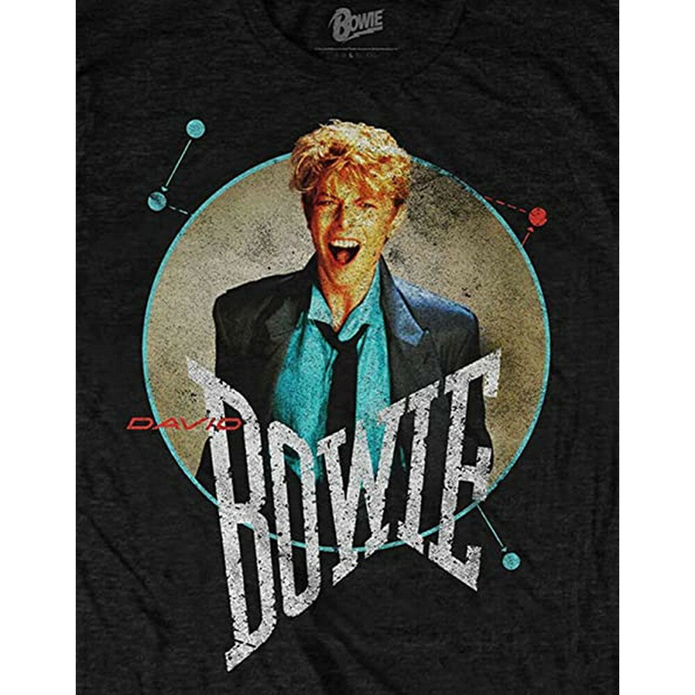 (デヴィッド・ボウイ) David Bowie オフィシャル商品 ユニセックス Scream サークル Tシャツ 半袖 トップス 