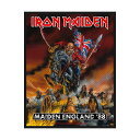 (アイアン メイデン) Iron Maiden オフィシャル商品 England ワッペン パッチ 【海外通販】