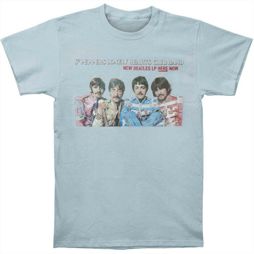 (ザ ビートルズ) The beatles オフィシャル商品 ユニセックス LP Here Now Tシャツ 半袖 トップス 【海外通販】