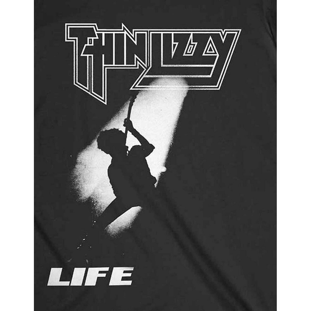 Rakuten - (シン・リジィ) Thin Lizzy オフィシャル商品 ユニセックス Life Tシャツ コットン 半袖 トップス 【海外通販】