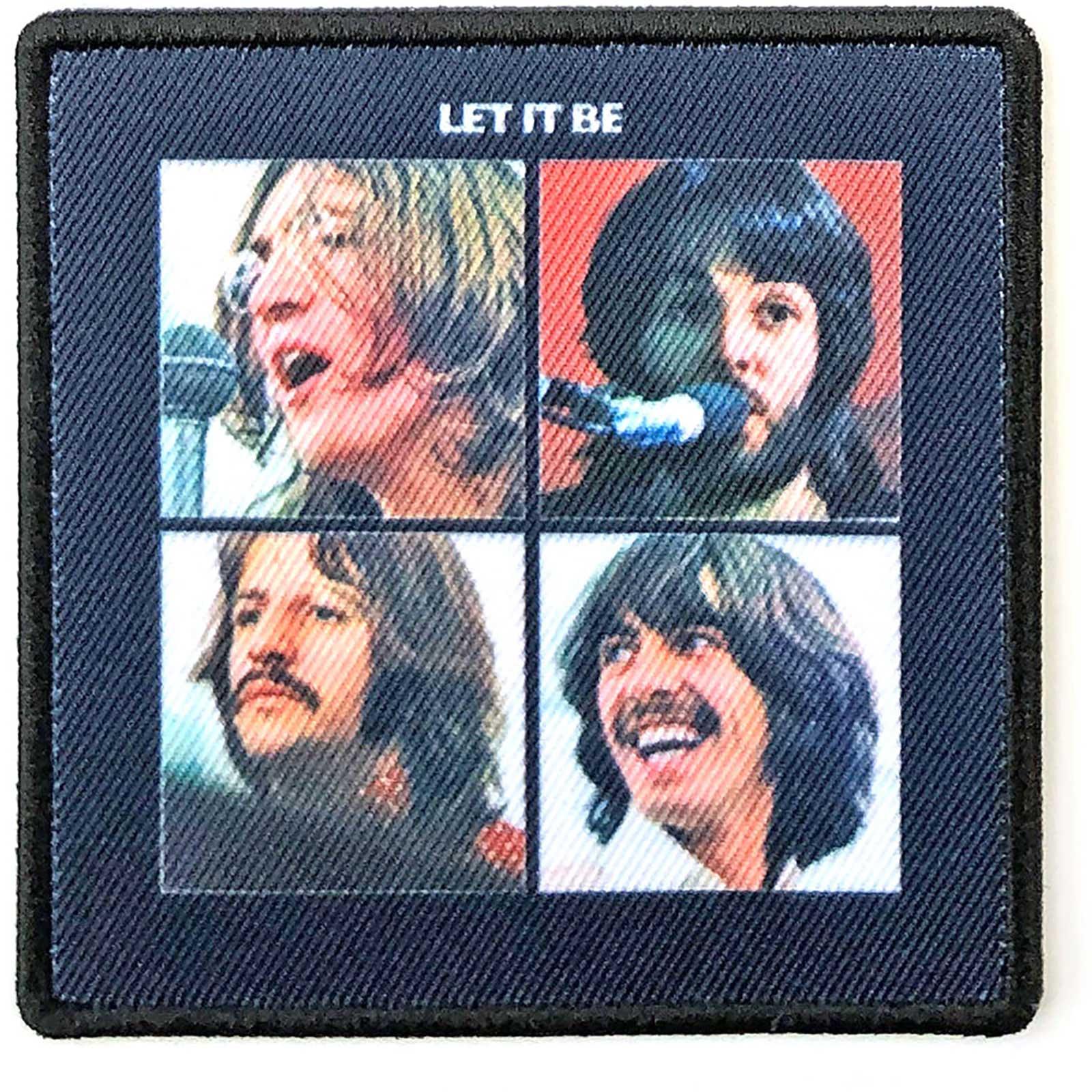 (ビートルズ) The Beatles オフィシャル商品 Let It Be ワッペン スタンダード アイロン装着 パッチ 【海外通販】