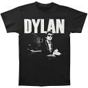 (ボブ・ディラン) Bob Dylan オフィシャル商品 ユニセックス At Piano Tシャツ コットン 半袖 トップス 【海外通販】