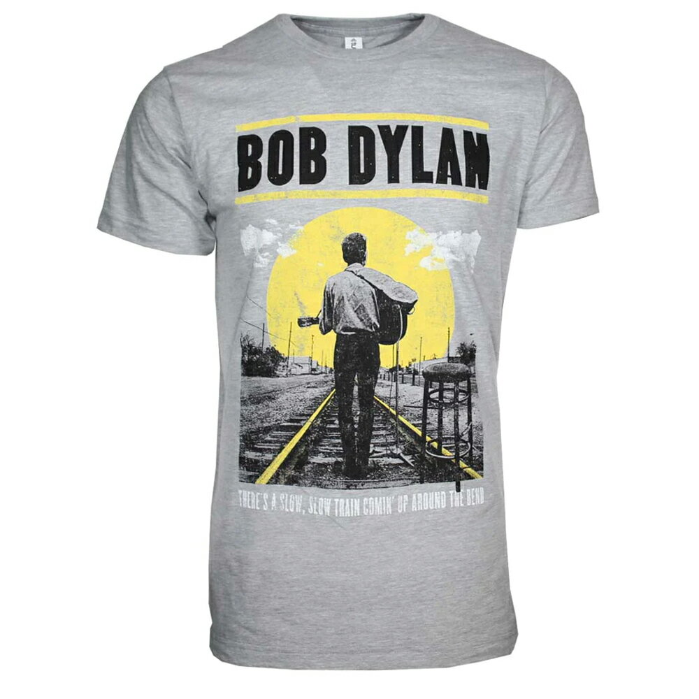 (ボブ・ディラン) Bob Dylan オフィシャル商品 ユニセックス Slow Train Tシャツ コットン 半袖 トップス 【海外通販】
