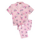 (ディズニー) Disney オフィシャル商品 キッズ・子供 ガールズ ミニーマウス パジャマ 半袖 上下セット 【海外通販】