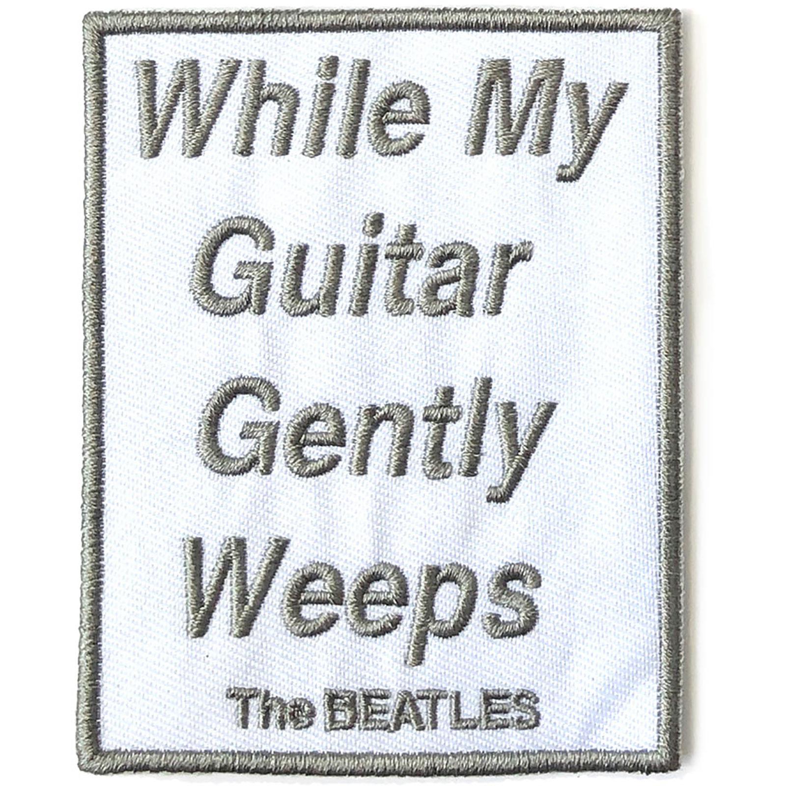 (ビートルズ) The Beatles オフィシャル商品 While My Guitar Gently Weeps ワッペン パッチ 【海外通販】