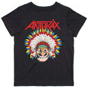 (アンスラックス) Anthrax オフィシャル商品 キッズ 子供 War Dance Tシャツ コットン 半袖 トップス 【海外通販】