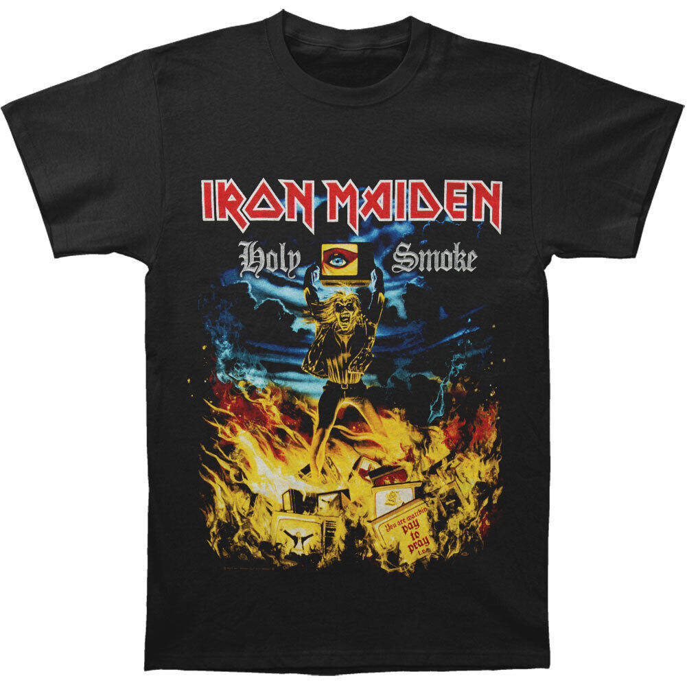 (アイアン・メイデン) Iron Maiden オフィシャル商品 ユニセックス Holy Smoke Tシャツ 半袖 トップス 【海外通販】