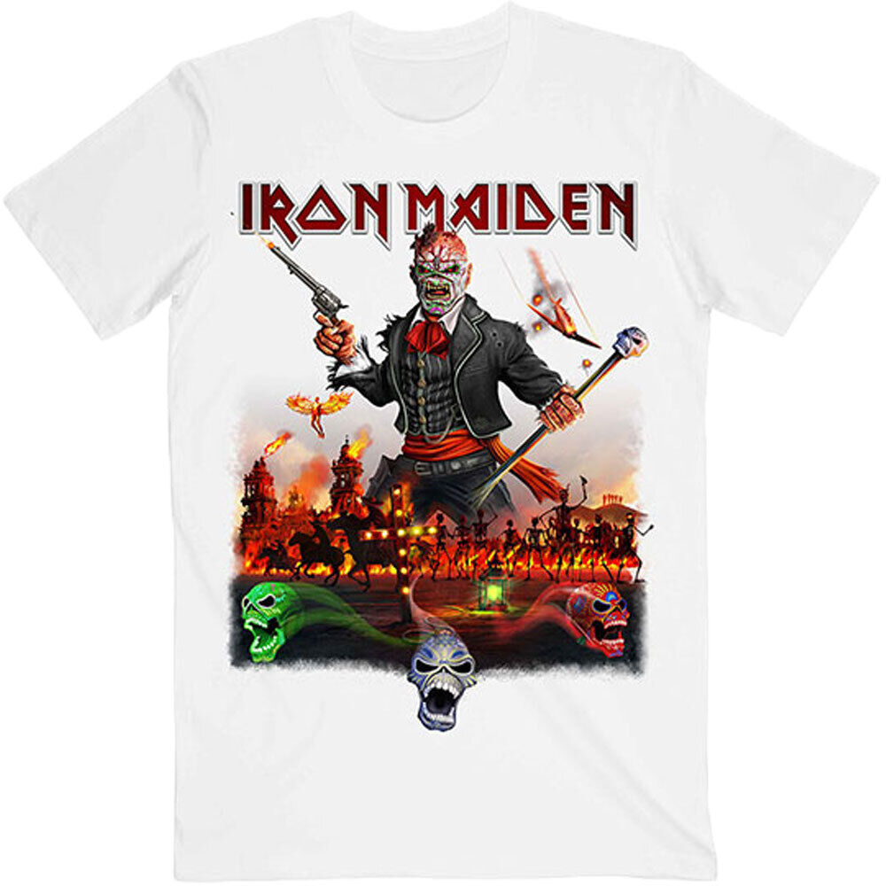 (アイアン メイデン) Iron Maiden オフィシャル商品 ユニセックス Legacy Of The Beast Live In Mexico City Tシャツ バックプリント 半袖 トップス 【海外通販】