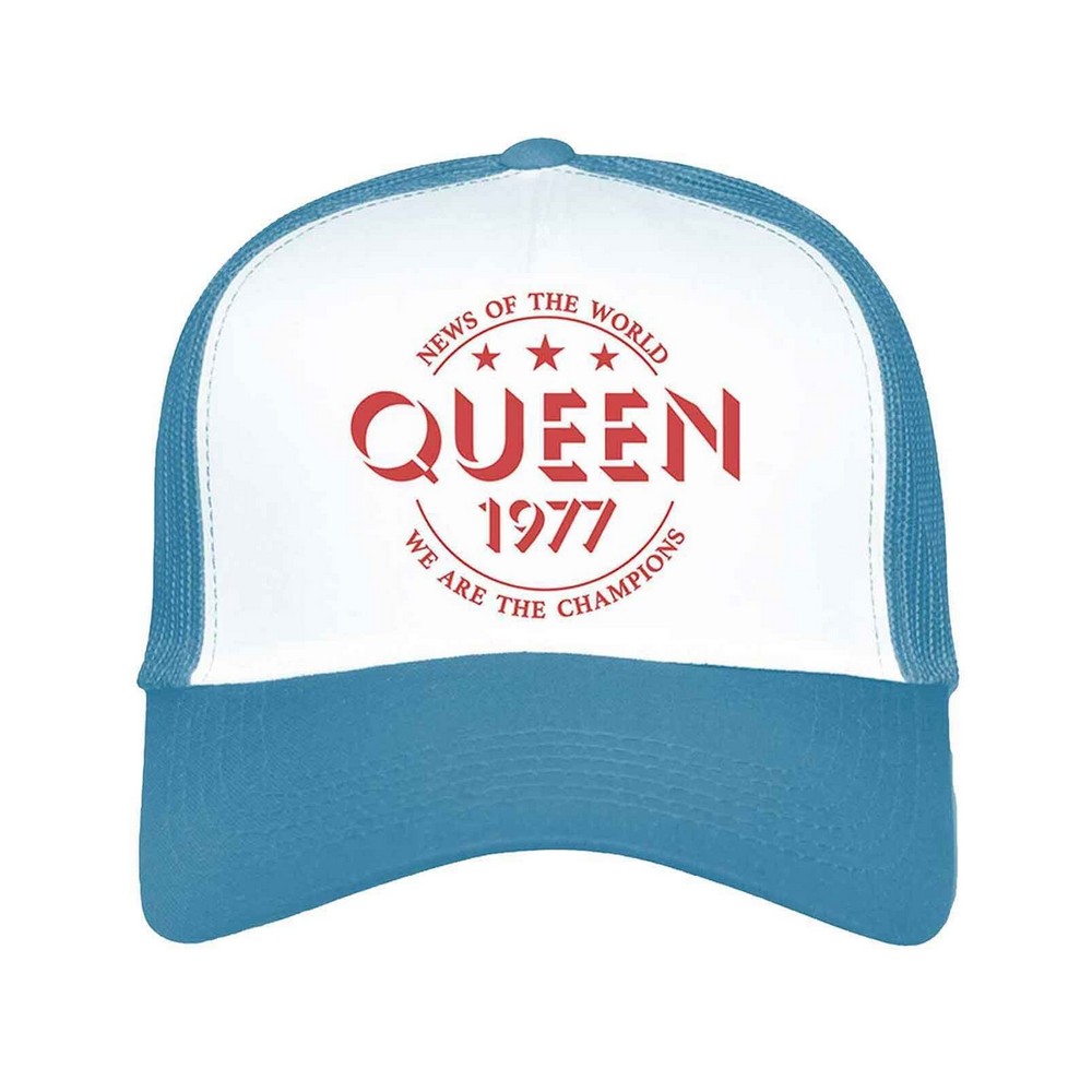 (クイーン) Queen オフィシャル商品 ユニセックス Champions 77 ベースボールキャップ メッシュパネル 帽子 