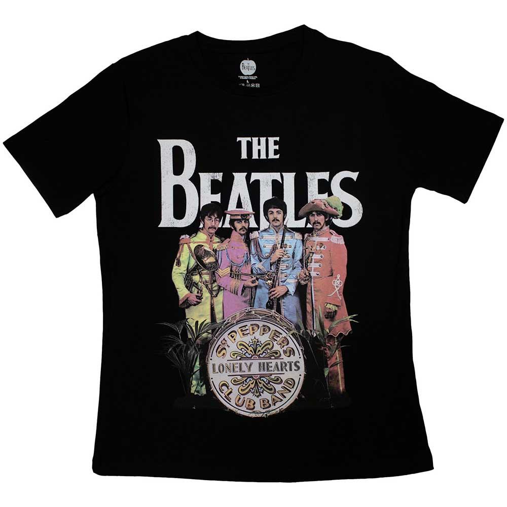 (ビートルズ) The Beatles オフィシャル商品 レディース Sgt Pepper Tシャツ 半袖 トップス 【海外通販】