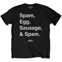 (モンティパイソン) Monty Python オフィシャル商品 ユニセックス Spam Tシャツ 半袖 トップス 【海外通販】