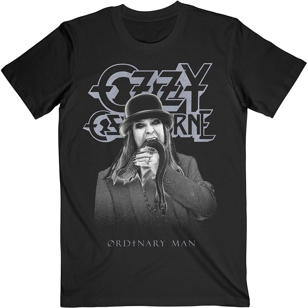 (オジー・オズボーン) Ozzy Osbourne オフィシャル商品 ユニセックス Ordinary Man スネーク Tシャツ コットン 半袖 トップス 【海外通販】