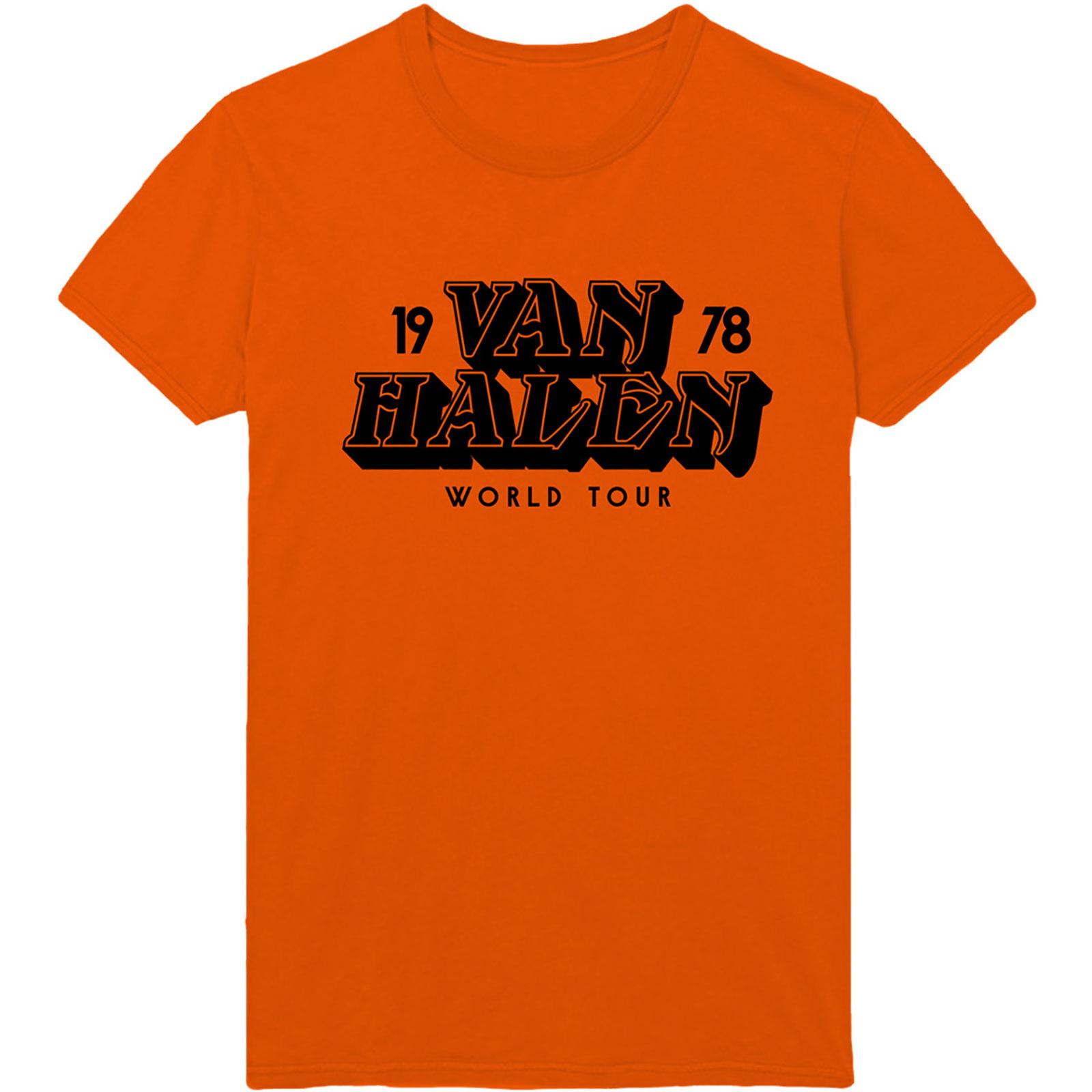 (󡦥إ) Van Halen ե뾦 ˥å World Tour 78 T Ⱦµ ȥåץ ڳΡ