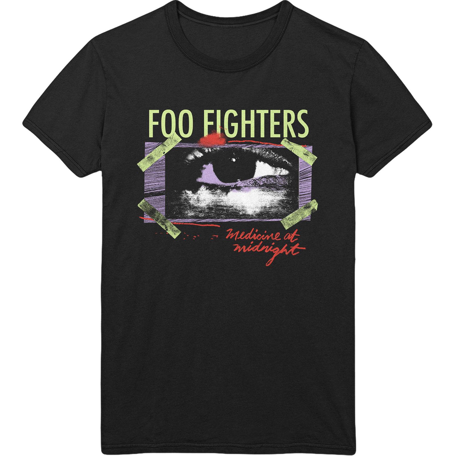 (フー・ファイターズ) Foo Fighters オフィシャル商品 ユニセックス Medicine At Midnight テープ Tシャツ 半袖 トップス 【海外通販】