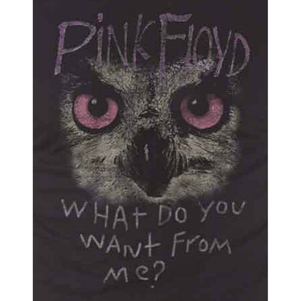 (ピンク フロイド) Pink Floyd オフィシャル商品 ユニセックス What Do You Want From Me Tシャツ フクロウ 半袖 トップス 【海外通販】