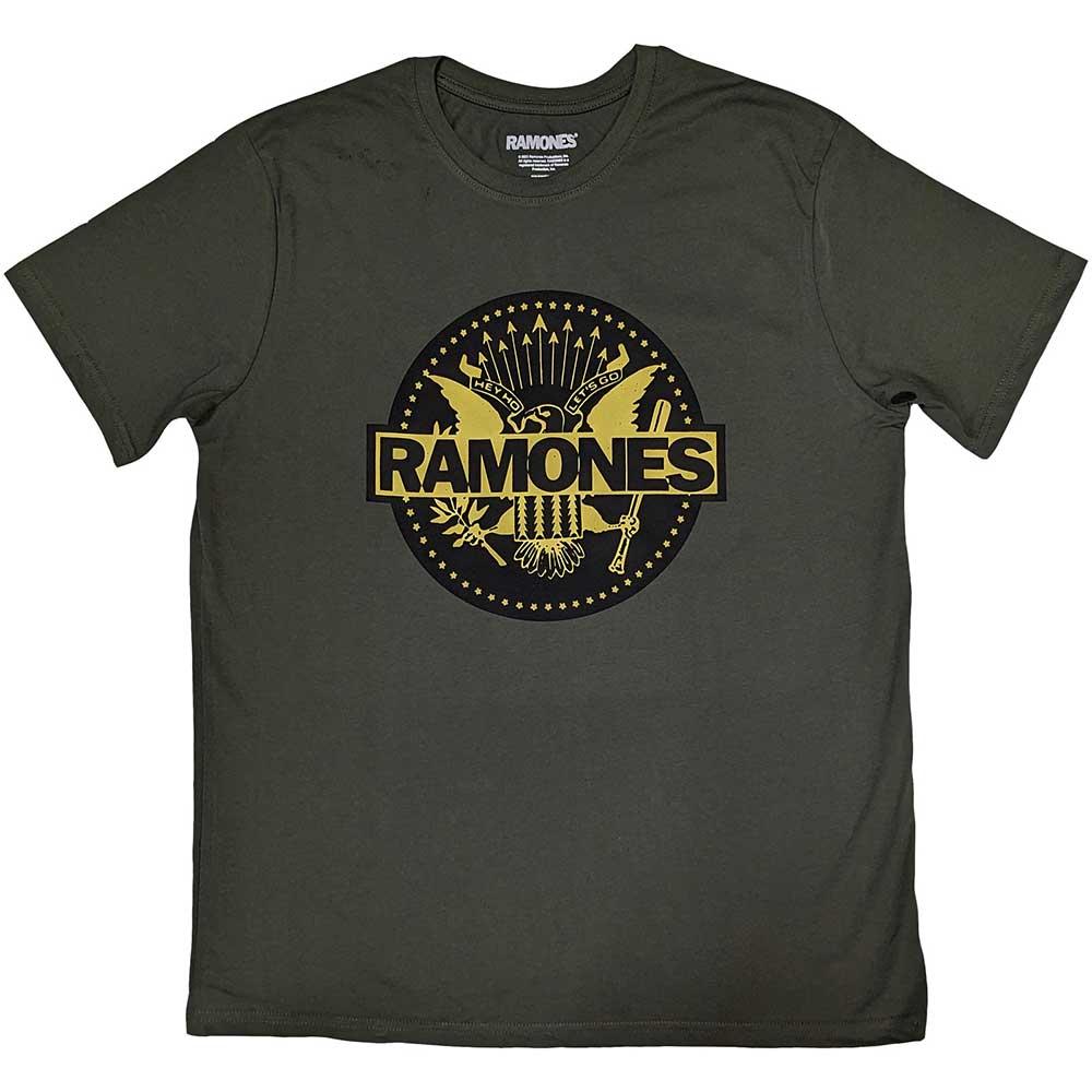 (ラモーンズ) Ramones オフィシャル商品 ユニセックス Gold Seal Tシャツ 半袖 トップス 