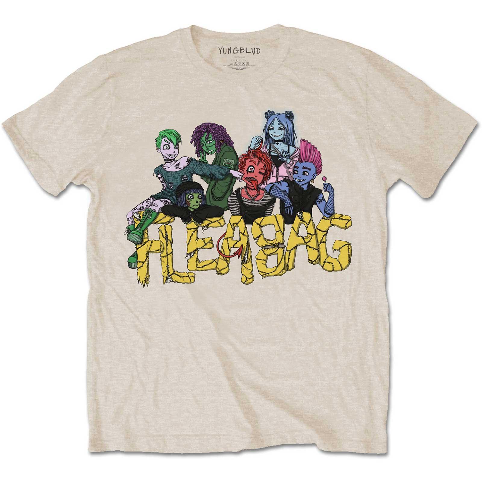 (ヤングブラッド) Yungblud オフィシャル商品 ユニセックス Fleabag Tシャツ コットン 半袖 トップス 【海外通販】