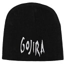 (ゴジラ) Gojira オフィシャル商品 ユニセックス ロゴ ニット帽 ビーニー キャップ 【海外通販】