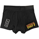(キッス) Kiss オフィシャル商品 ユニセックス Classic ボクサーショーツ ロゴ 下着 パンツ 【海外通販】