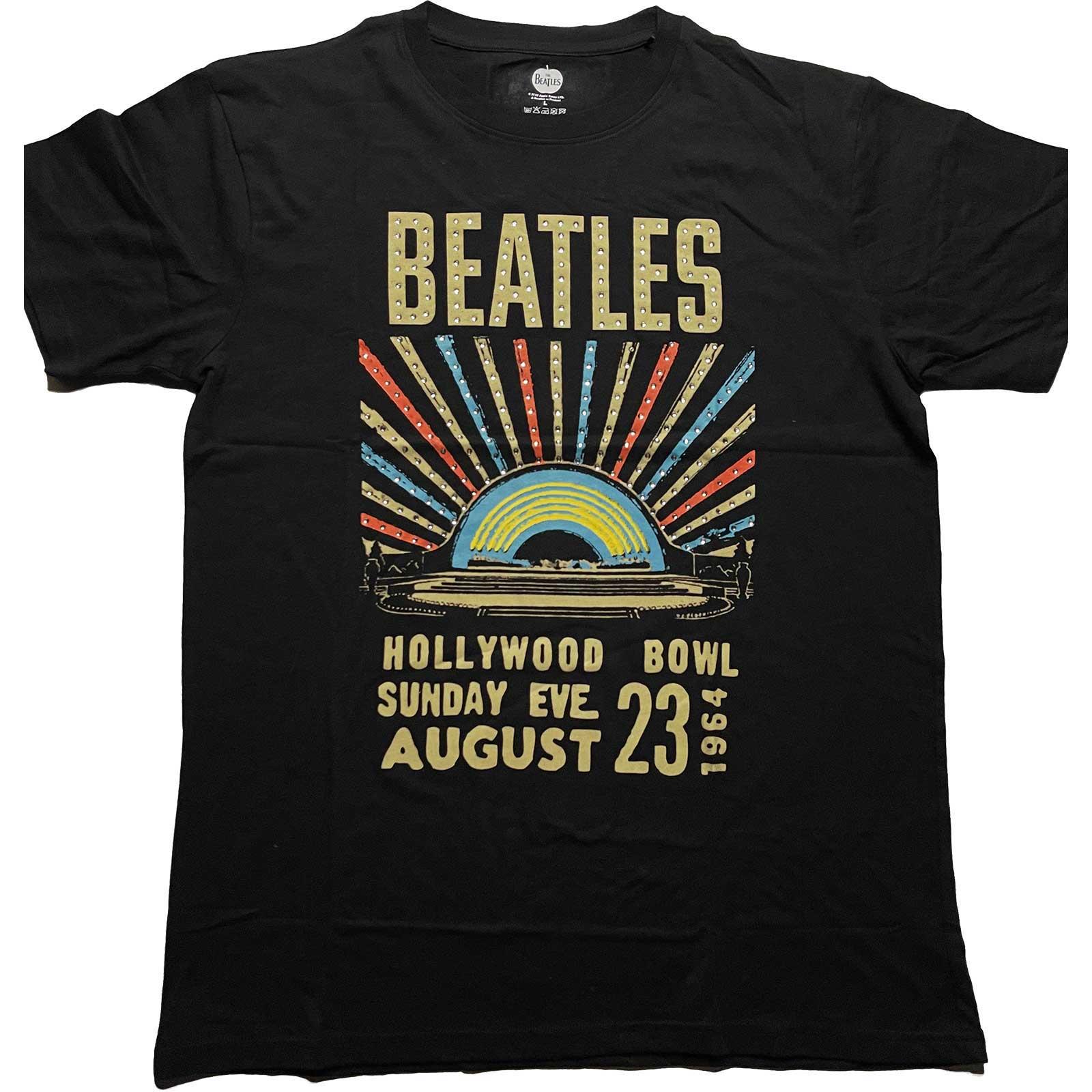(ザ・ビートルズ) The Beatles オフィシャル商品 ユニセックス Hollywood Bowl Embellished Tシャツ 半袖 トップス 【海外通販】
