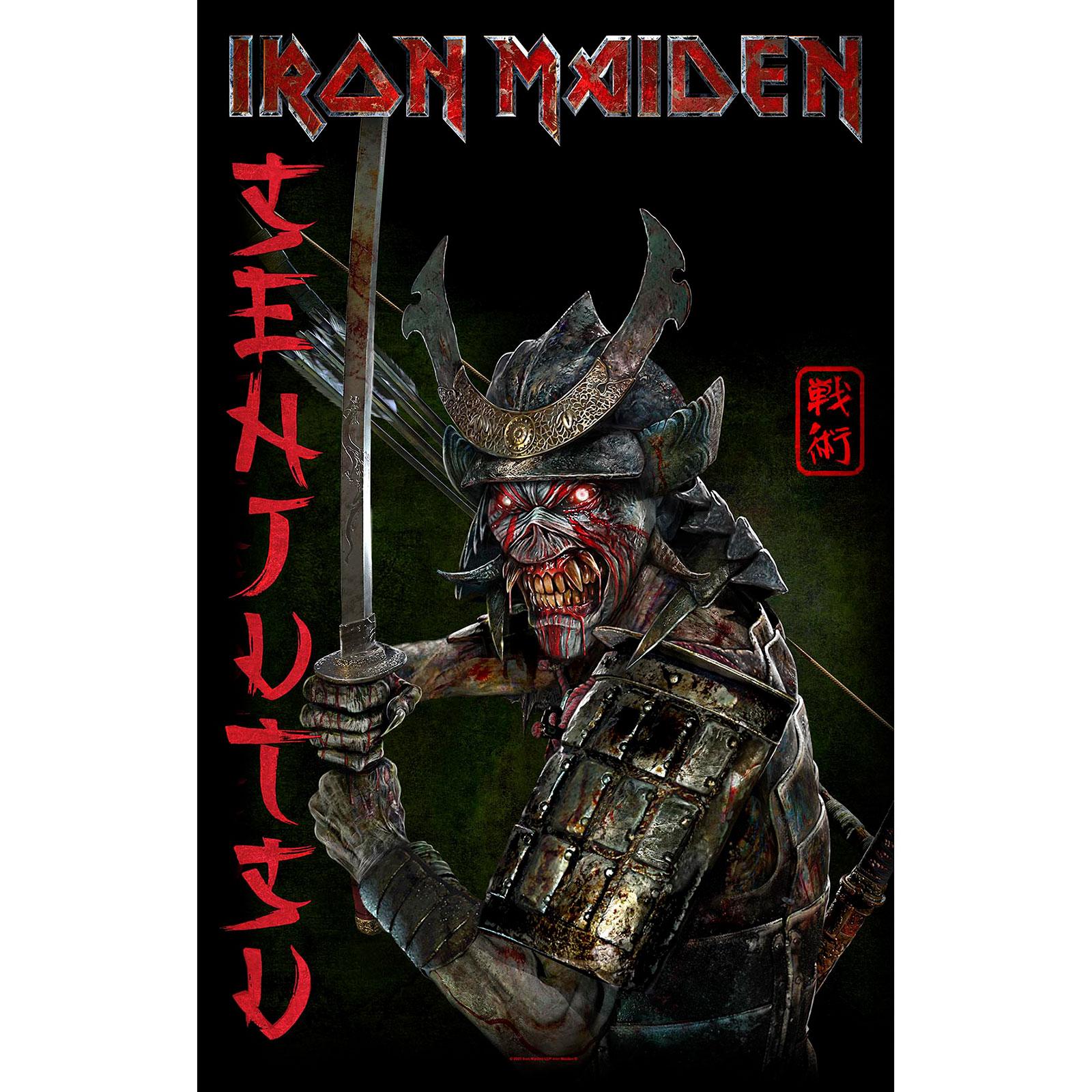 (アイアン・メイデン) Iron Maiden オフィシャル商品 Senjutsu アルバム テキスタイルポスター 布製 ポ..