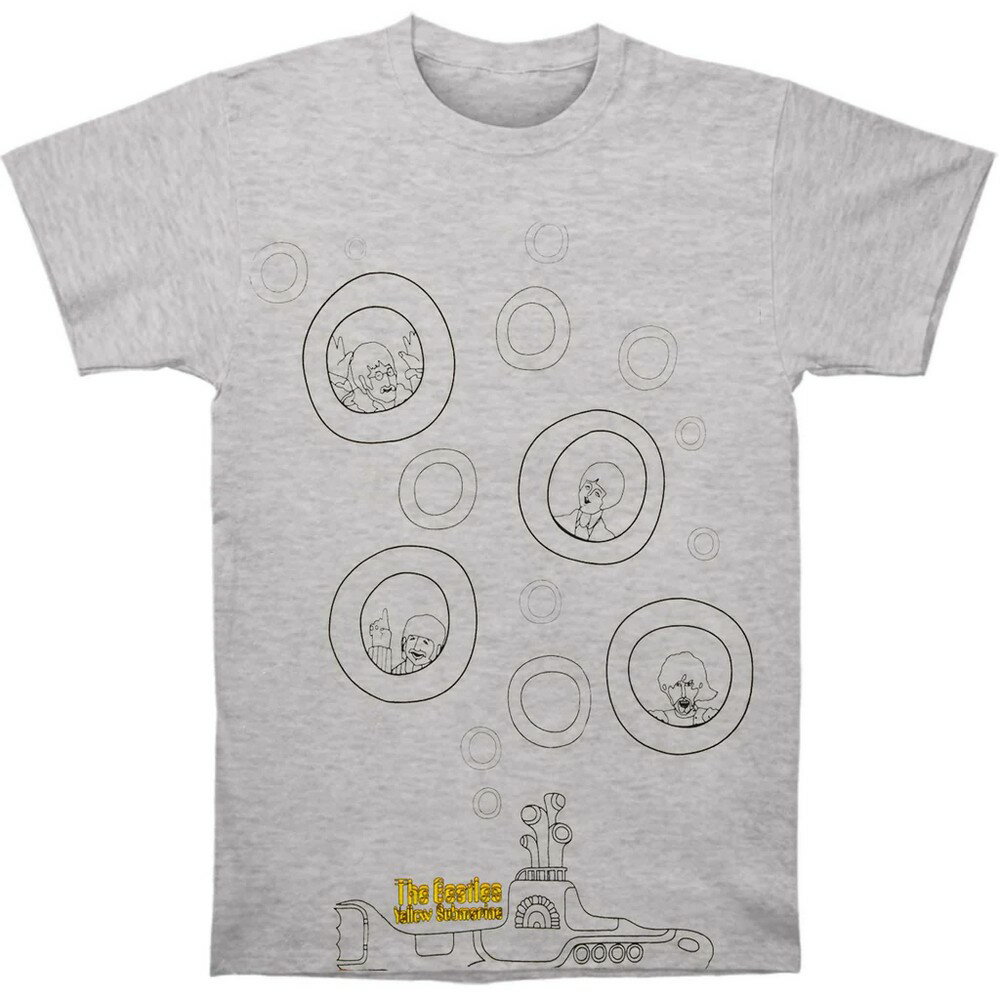 (ビートルズ) The Beatles オフィシャル商品 ユニセックス Bubble Tシャツ 半袖 トップス 