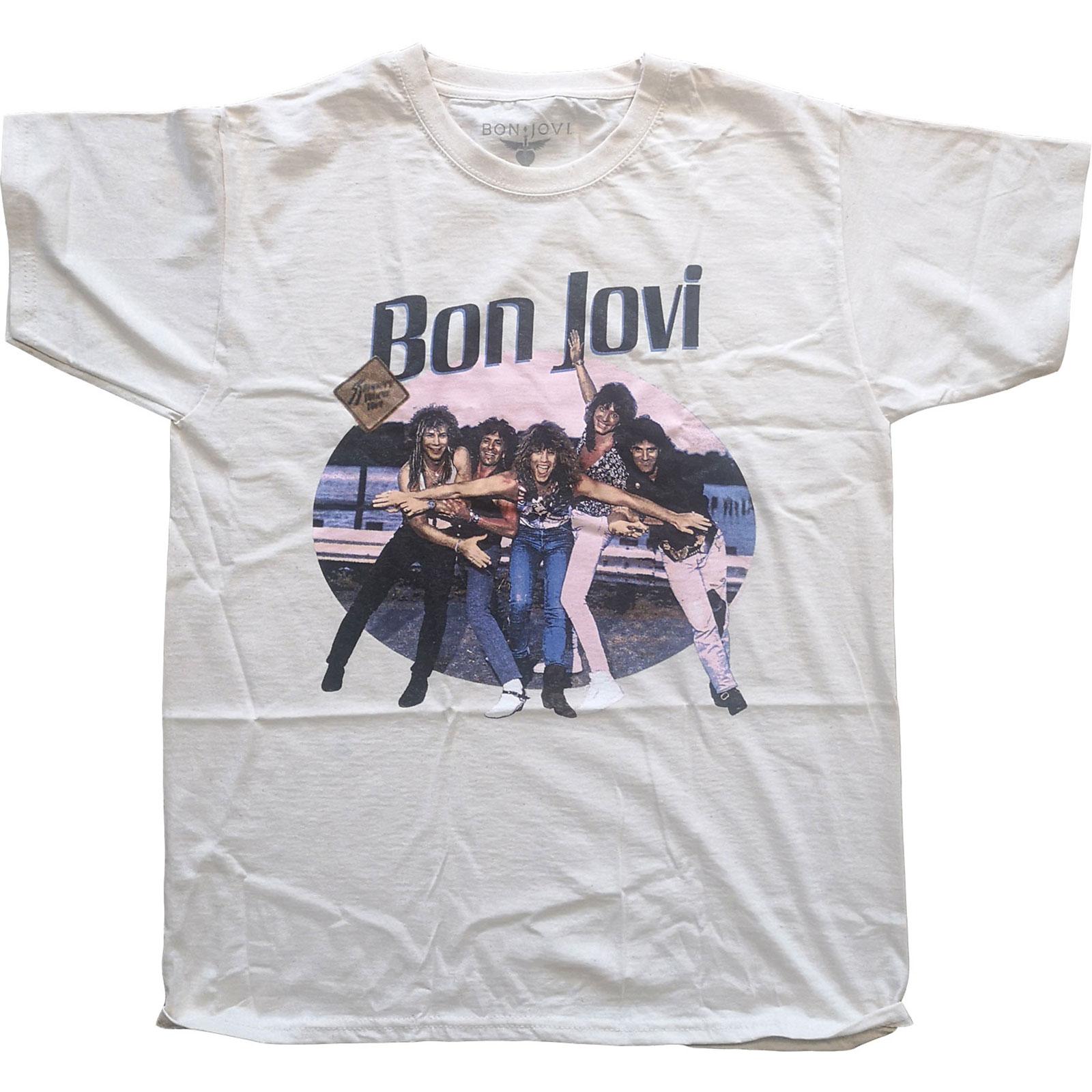 (ボン ジョヴィ) Bon Jovi オフィシャル商品 ユニセックス Breakout Tシャツ コットン 半袖 トップス 【海外通販】