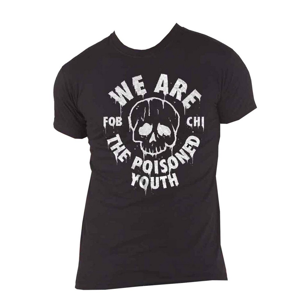 (フォール アウト ボーイ) Fall Out Boy オフィシャル商品 ユニセックス Poisoned Youth Tシャツ コットン 半袖 トップス 【海外通販】