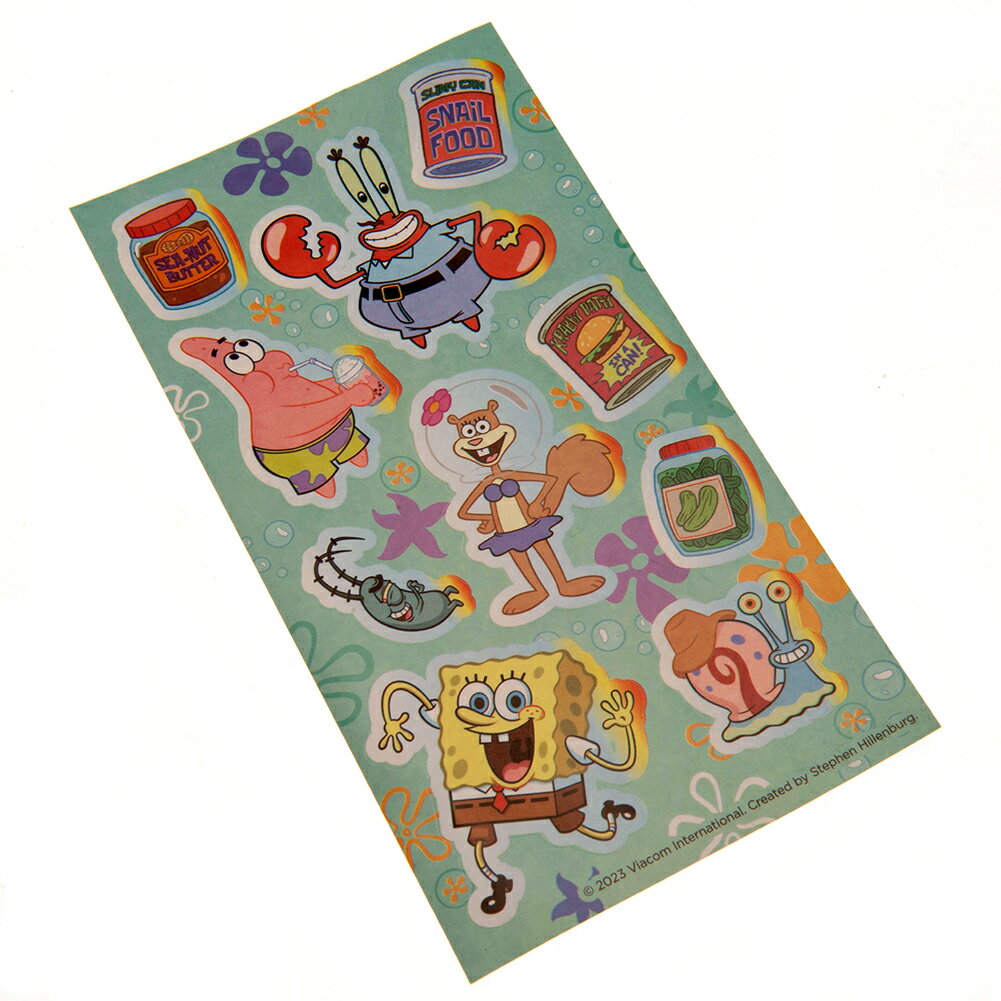 (スポンジ ボブ) SpongeBob SquarePants オフィシャル商品 キャラクター ペン ステーショナリーセット (6ピース) 【海外通販】