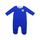 チェルシー フットボールクラブ Chelsea FC オフィシャル商品 ベビー・赤ちゃん スリープスーツ 長袖 ロンパース 【海外通販】