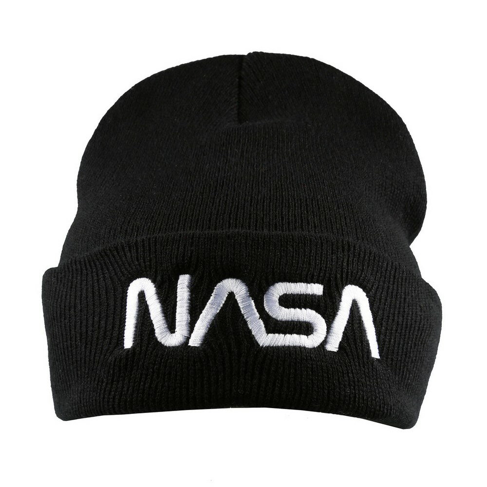 (ナサ) NASA オフィシャル商品 メンズ ロゴ ビーニー