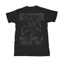 楽天Pertemba Japan（レッド・ツェッペリン） Led Zeppelin オフィシャル商品 ユニセックス USA 1977 Tシャツ 半袖 トップス 【海外通販】