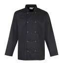 (プレミエ) Premier ボタンフロント 長袖 シェフジャケット コックコート コック服 調理服 【海外通販】