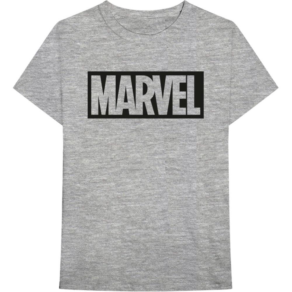 (マーベル・コミック) Marvel Comics オフィシャル商品 ユニセックス ロゴ Tシャツ コットン 半袖 トップス 【海外通販】