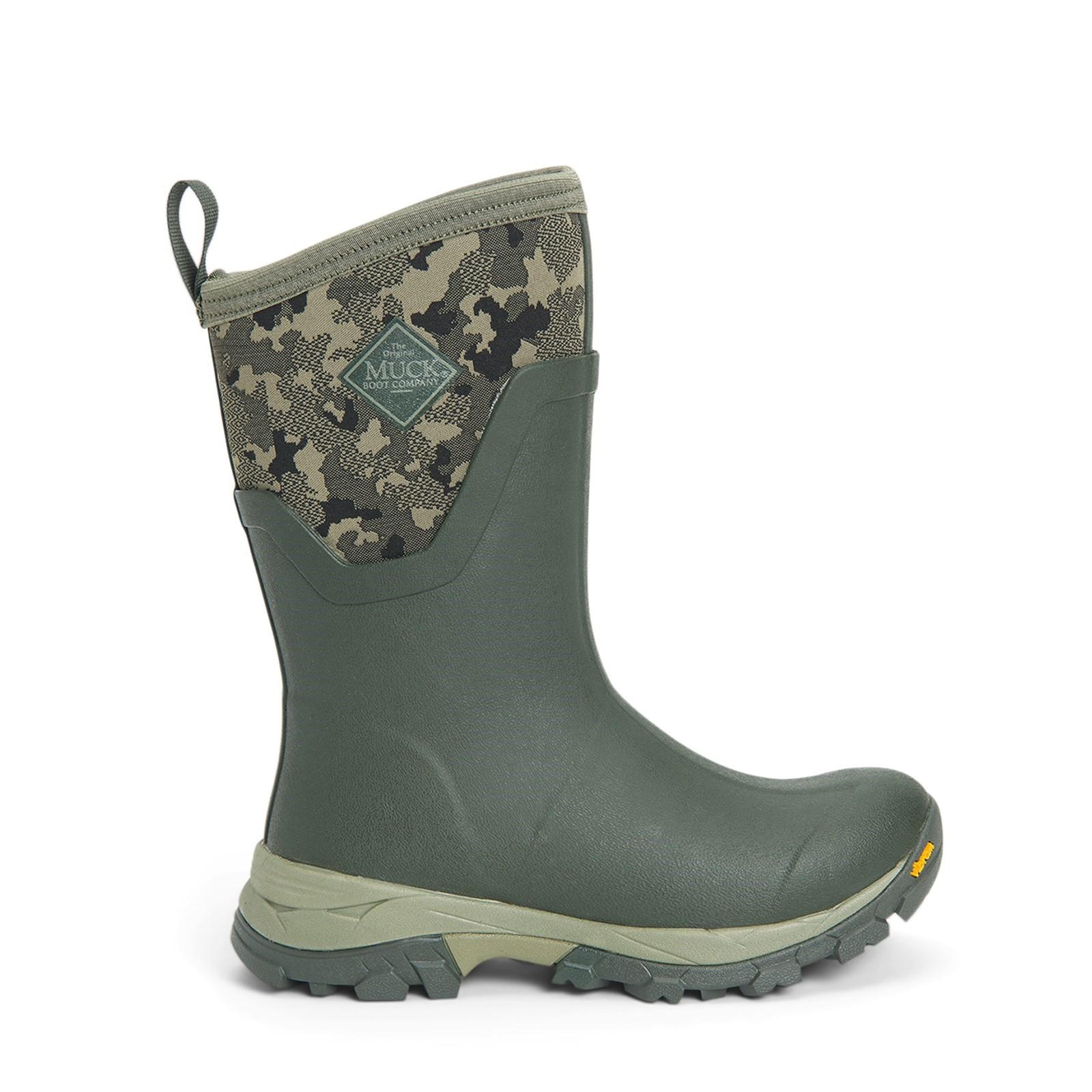 楽天Pertemba Japan（マックブーツ） Muck Boots レディース Arctic Ice ビブラム 迷彩 ウェリントン ブーツ 長靴 アウトドア レインブーツ 【海外通販】