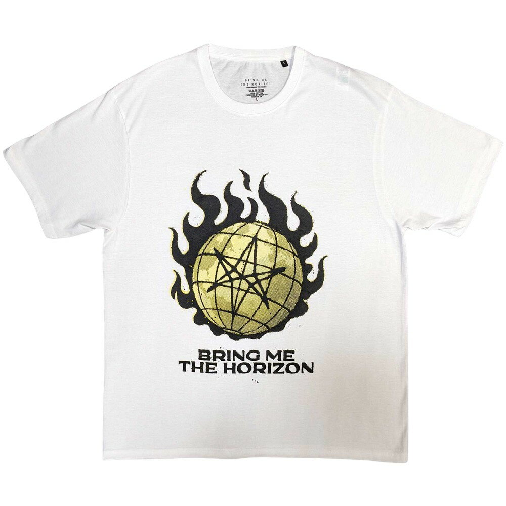 (ブリング・ミー・ザ・ホライズン) Bring Me The Horizon オフィシャル商品 ユニセックス Globe Tシャツ 半袖 トップス 【海外通販】