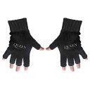 (クイーン) Queen オフィシャル商品 ユニセックス ロゴ 手袋 フィンガーレス グローブ 【海外通販】
