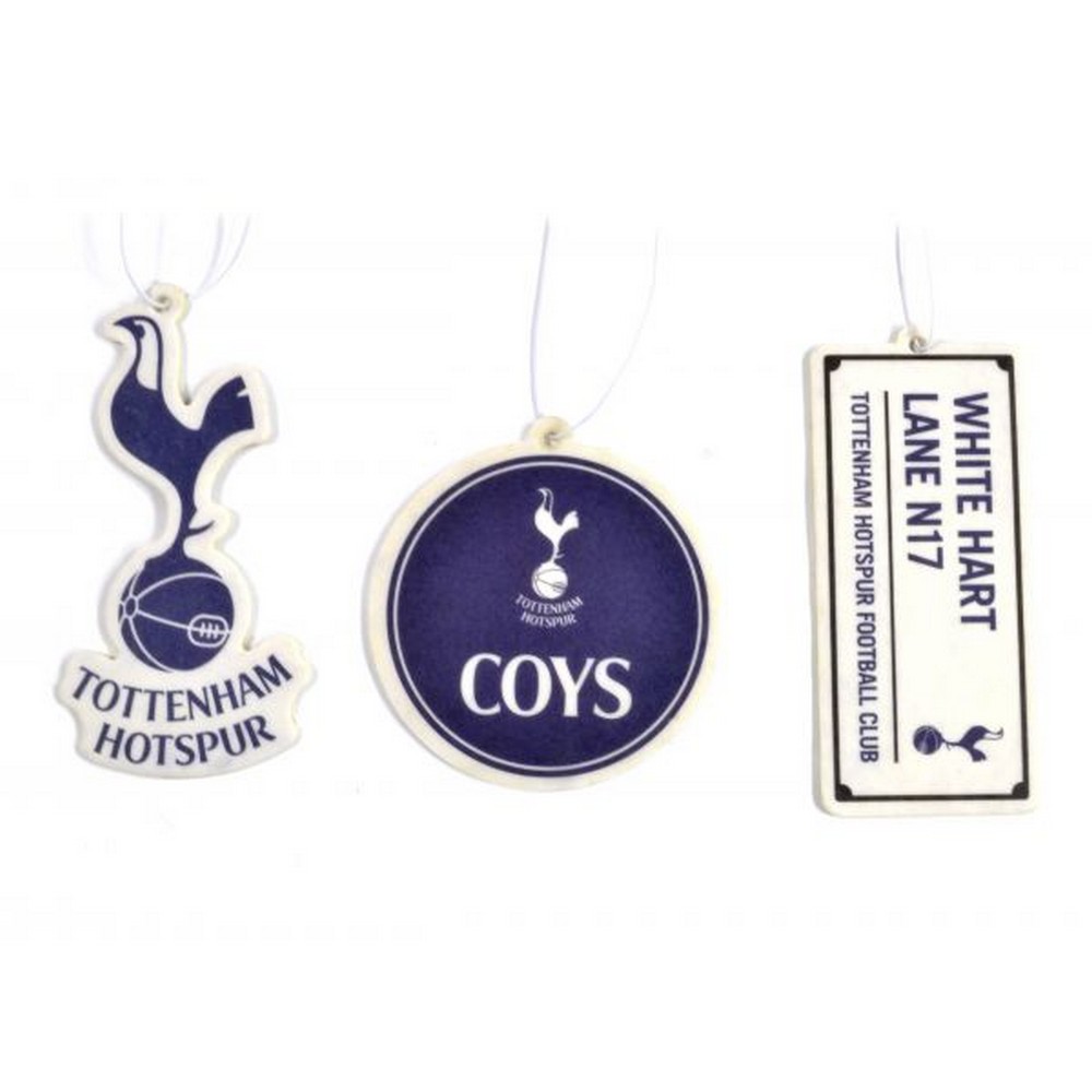 トッテナム・ホットスパー フットボールクラブ Tottenham Hotspur FC オフィシャル商品 エアフレッシュナー 芳香剤 カー用品 (3個組) 【海外通販】