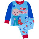 (ココメロン) Cocomelon オフィシャル商品 キッズ・子供 ボーイズ Nap Time パジャマ 長袖 上下セット 【海外通販】