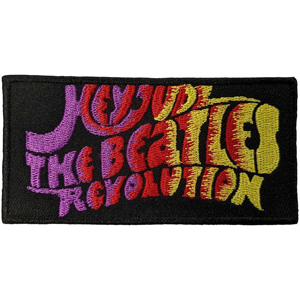 (ビートルズ) The Beatles オフィシャル商品 Hey Jude/Revolution ワッペン 織地 アイロン装着 パッチ 【海外通販】