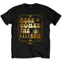 (ビートルズ) The Beatles オフィシャル商品 ユニセックス Here Comes The Sun Tシャツ バックプリント 半袖 トップス 【海外通販】