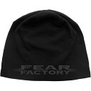 (フィア・ファクトリー) Fear Factory オフィシャル商品 ユニセックス ロゴ ニット帽 ビーニー キャップ 【海外通販】