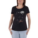 (デビー・ハリー) Debbie Harry オフィシャル商品 レディース Leather Girl Tシャツ コットン 半袖 トップス 【海外通販】
