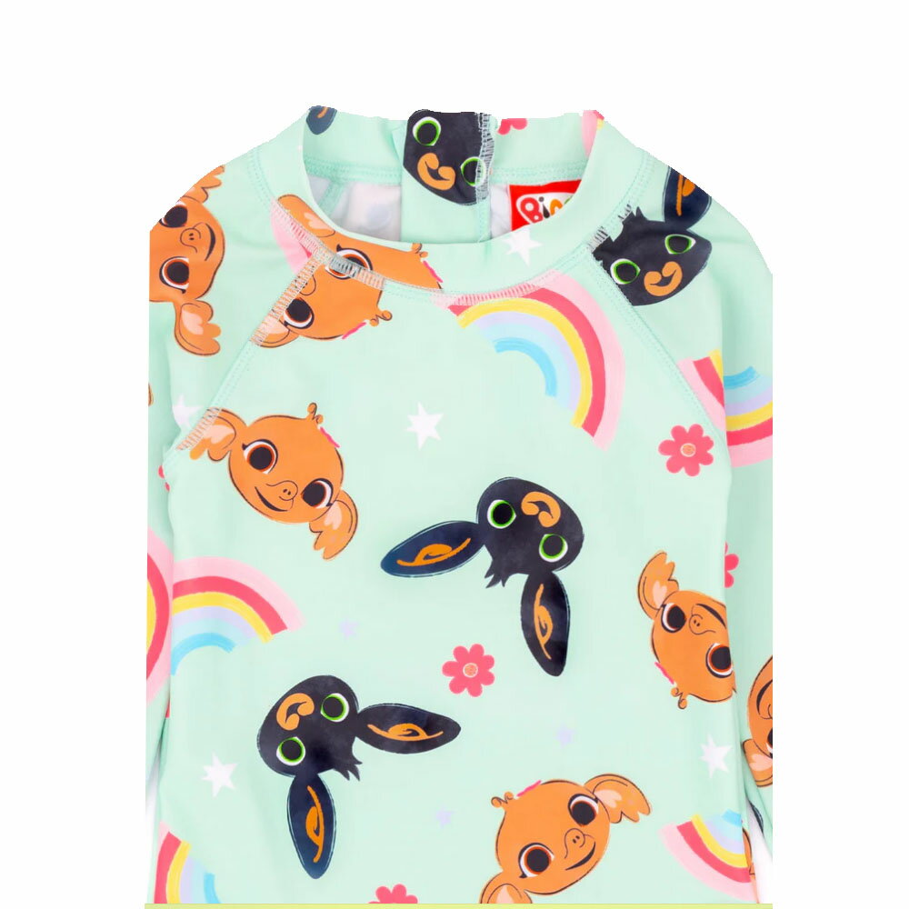 (ビング) Bing オフィシャル商品 キッズ・子供 ガールズ Sula フリル ワンピース水着 長袖 スイムウェア 【海外通販】