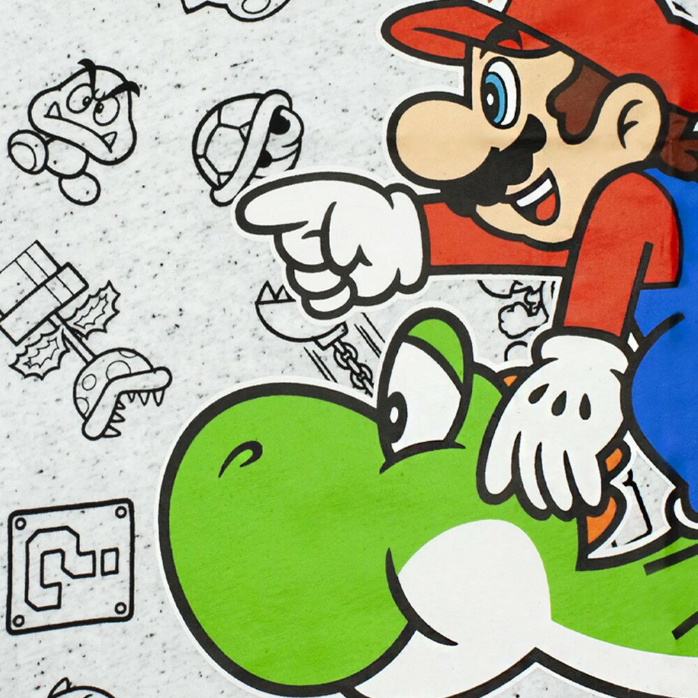 (スーパーマリオ) Super Mario オフィシャル商品 キッズ・子供 ボーイズ Yoshi Tシャツ 半袖 トップス カットソー 【海外通販】