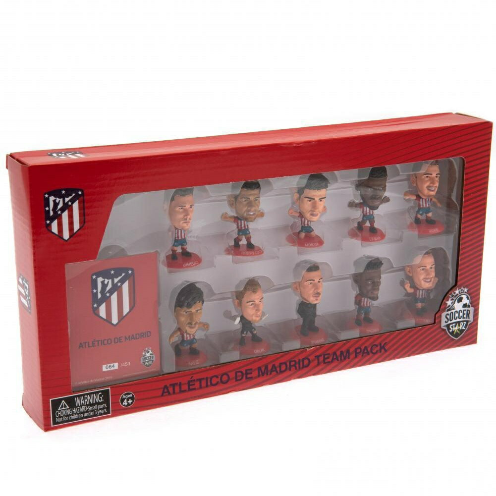 アトレティコ・デ・マドリード フットボールクラブ Atletico De Madrid FC オフィシャル商品 SoccerStarz チームパック フィギュア 人形 (10個) 