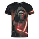 (スターウォーズ) Star Wars オフィシャル商品 メンズ Force Awakens カイロ レン ライトセーバー Tシャツ 半袖 トップス 【海外通販】